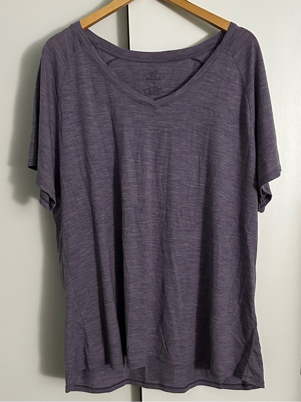 Woolx Marino Wool V-Neck T-Shirt 2X